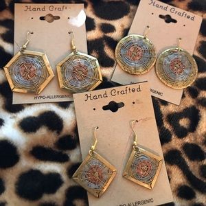 Earring bundle. 3 pairs.